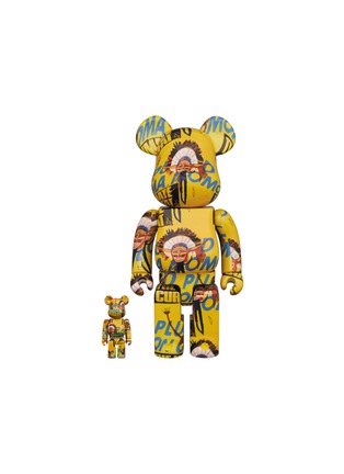 Main View - Click To Enlarge - BE@RBRICK - x Andy Warhol Jean-Michel Basquiat '3' 400% + 100% BE@RBRICK Set