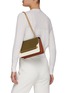 Figure View - Click To Enlarge - STRATHBERRY - East/West' Tricoloured Leather Crossbody Bag