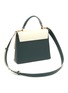 Detail View - Click To Enlarge - STRATHBERRY - TRINITY' LEATHER TOP HANDLE STRAP TRICOLOUR BAG