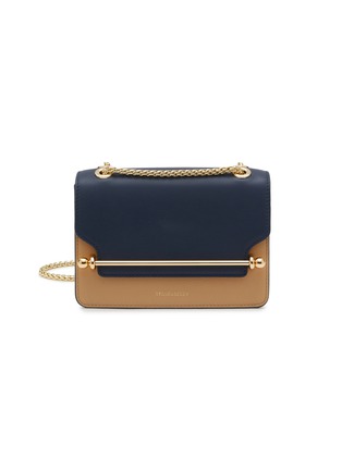 Main View - Click To Enlarge - STRATHBERRY - ‘EAST/WEST’ TRICOLOUR MINI LEATHER CROSSBODY BAG