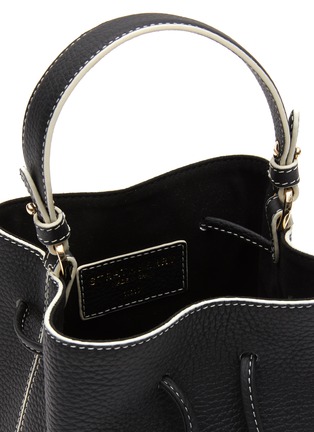 Detail View - Click To Enlarge - STRATHBERRY - Lana Osette' Drawstring Calfskin Leather Bucket Bag