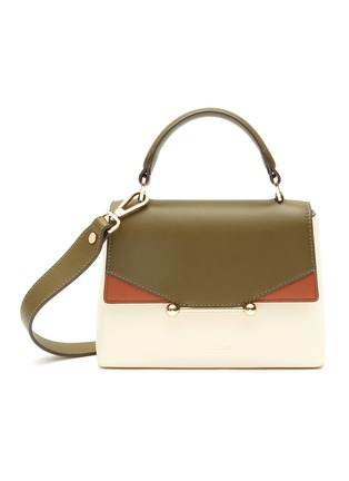 Main View - Click To Enlarge - STRATHBERRY - Trinity' Tricoloured Mini Top Handle Bag