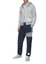 Figure View - Click To Enlarge - THOM BROWNE  - POCKET DETAIL GINGHAM CHECK OXFORD SHIRT