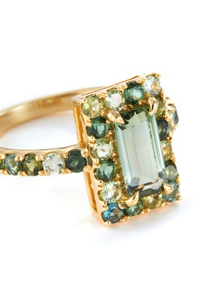 Detail View - Click To Enlarge - YI COLLECTION - Tourmaline 18k Gold Ring
