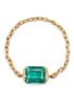 YI COLLECTION - Supreme' Emerald 18k Gold Chain Ring