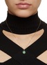 Figure View - Click To Enlarge - YI COLLECTION - Emerald 18k Gold Flower Necklace