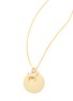 Main View - Click To Enlarge - YI COLLECTION - Diamond 18k Gold Zodiac Pig Pendant Necklace