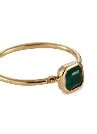 Detail View - Click To Enlarge - YI COLLECTION - Forever' Diamond Emerald 18k Gold Ring