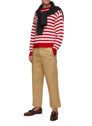 Figure View - Click To Enlarge - DREYDEN - Mini Me Capsule' Striped Cashmere Sweater