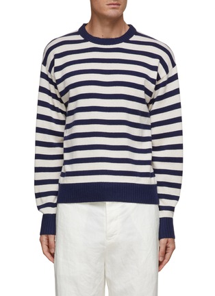 Main View - Click To Enlarge - DREYDEN - Mini Me Capsule' Striped Cashmere Sweater