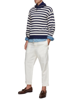 Figure View - Click To Enlarge - DREYDEN - Mini Me Capsule' Striped Cashmere Sweater