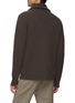 Back View - Click To Enlarge - DREYDEN - SHAWL COLLAR RIBBED KNIT CASHMERE CARDIGAN