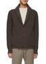 Main View - Click To Enlarge - DREYDEN - SHAWL COLLAR RIBBED KNIT CASHMERE CARDIGAN