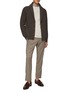 Figure View - Click To Enlarge - DREYDEN - SHAWL COLLAR RIBBED KNIT CASHMERE CARDIGAN
