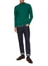 Figure View - Click To Enlarge - DREYDEN - JERSEY KNIT CASHMERE SWEATER