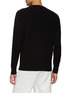 Back View - Click To Enlarge - DREYDEN - JERSEY KNIT CASHMERE SWEATER