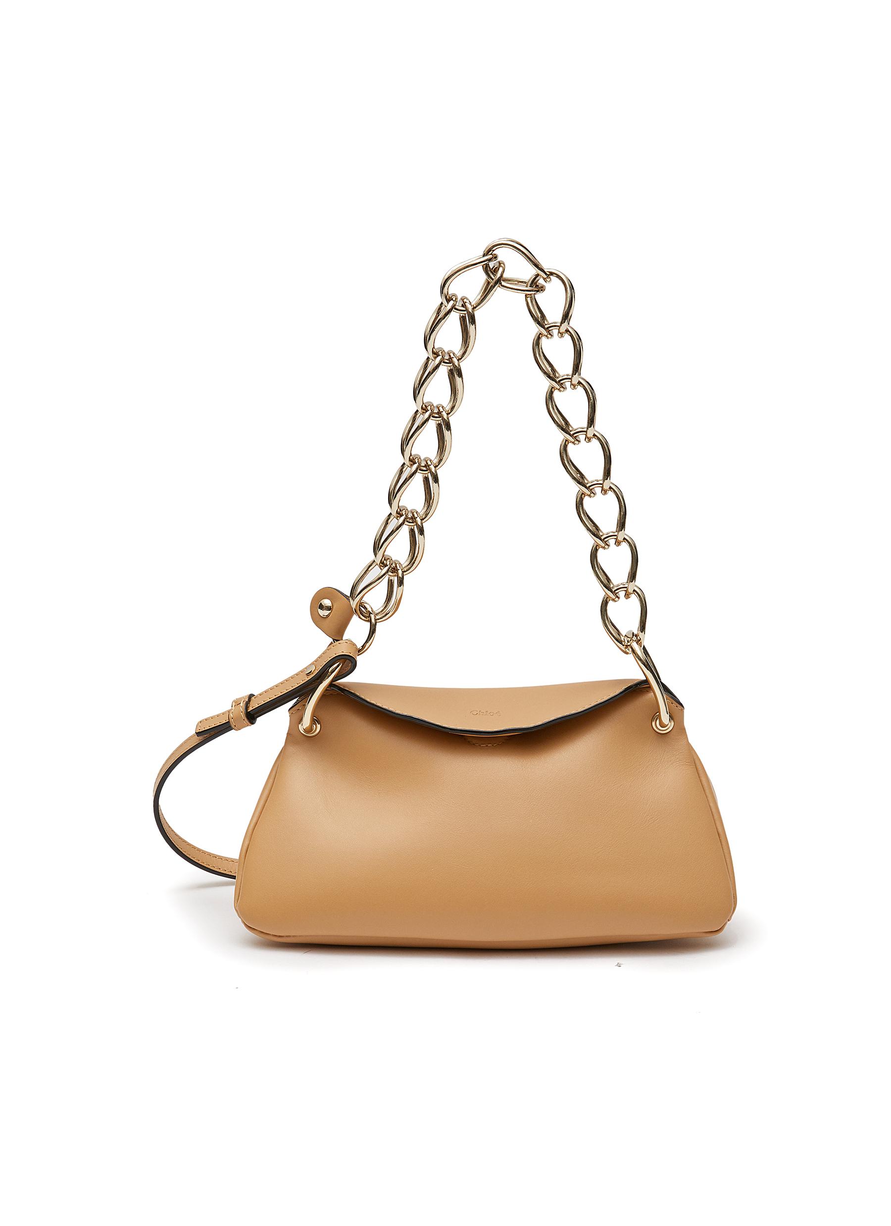 chloe gold chain bag