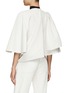 Back View - Click To Enlarge - JIL SANDER - TWISTED PLEATED CROPPED CAPE