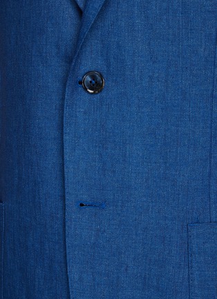  - EQUIL - NOTCH LAPEL UNLINED SINGLE BREASTED LINEN BLAZER