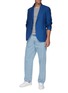 Figure View - Click To Enlarge - EQUIL - NOTCH LAPEL UNLINED SINGLE BREASTED LINEN BLAZER