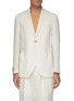 Main View - Click To Enlarge - EQUIL - NOTCH LAPEL UNLINED SINGLE BREASTED LINEN BLAZER