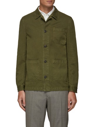 Main View - Click To Enlarge - EQUIL - PATCH POCKET DETAIL SHIRT JACKET