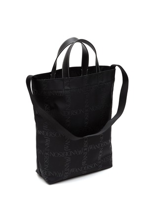 Detail View - Click To Enlarge - JW ANDERSON - Logo Jacquard Shopper Tote