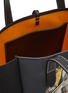 Detail View - Click To Enlarge - JW ANDERSON - Graphic Print Oversized Belt Strap Tote