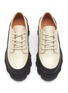 Detail View - Click To Enlarge - GANNI - CHUNKY LACE UP LEATHER OXFORDS