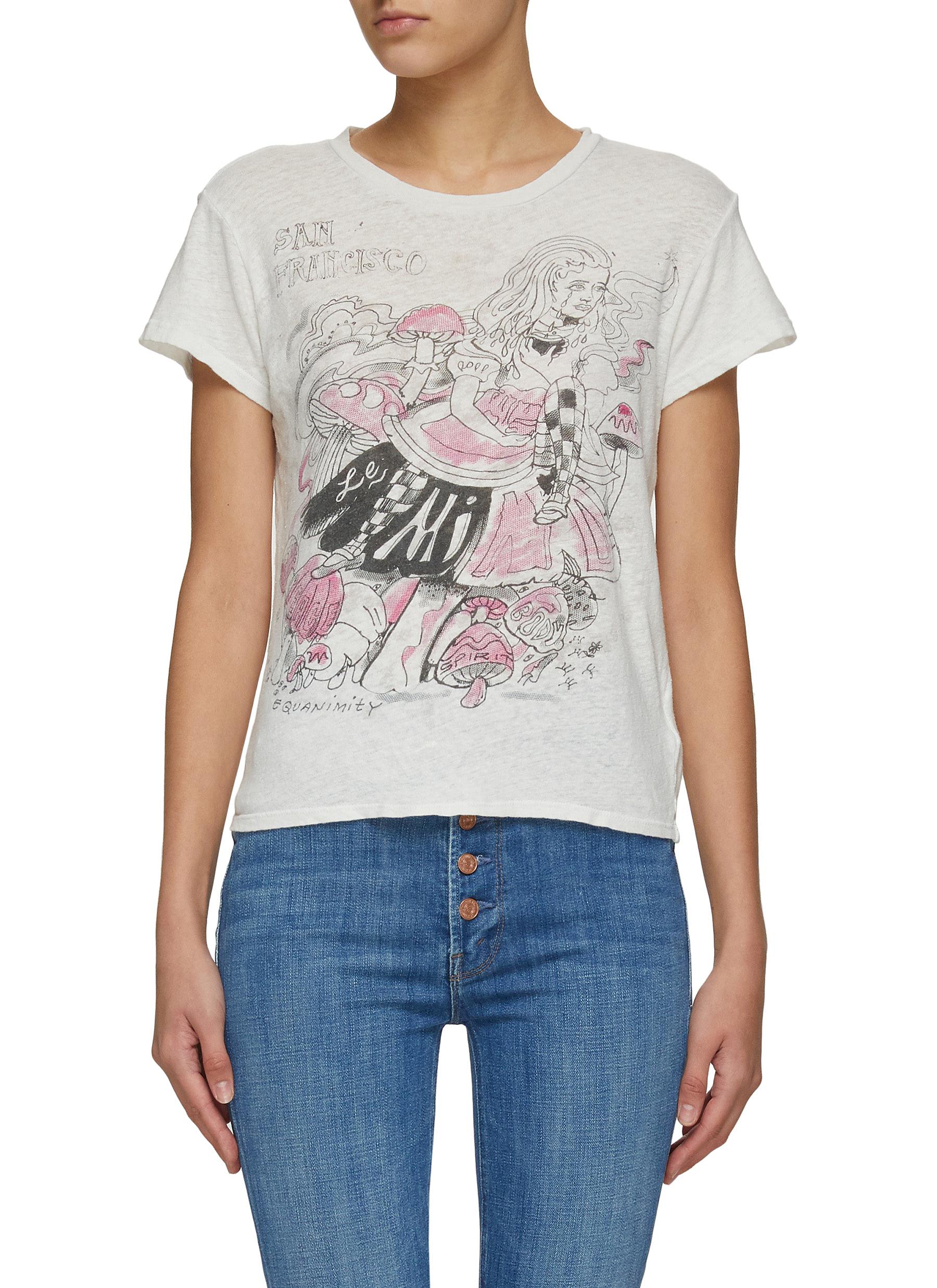 SINFUL MOTHER' GRAPHIC PRINT T-SHIRT 