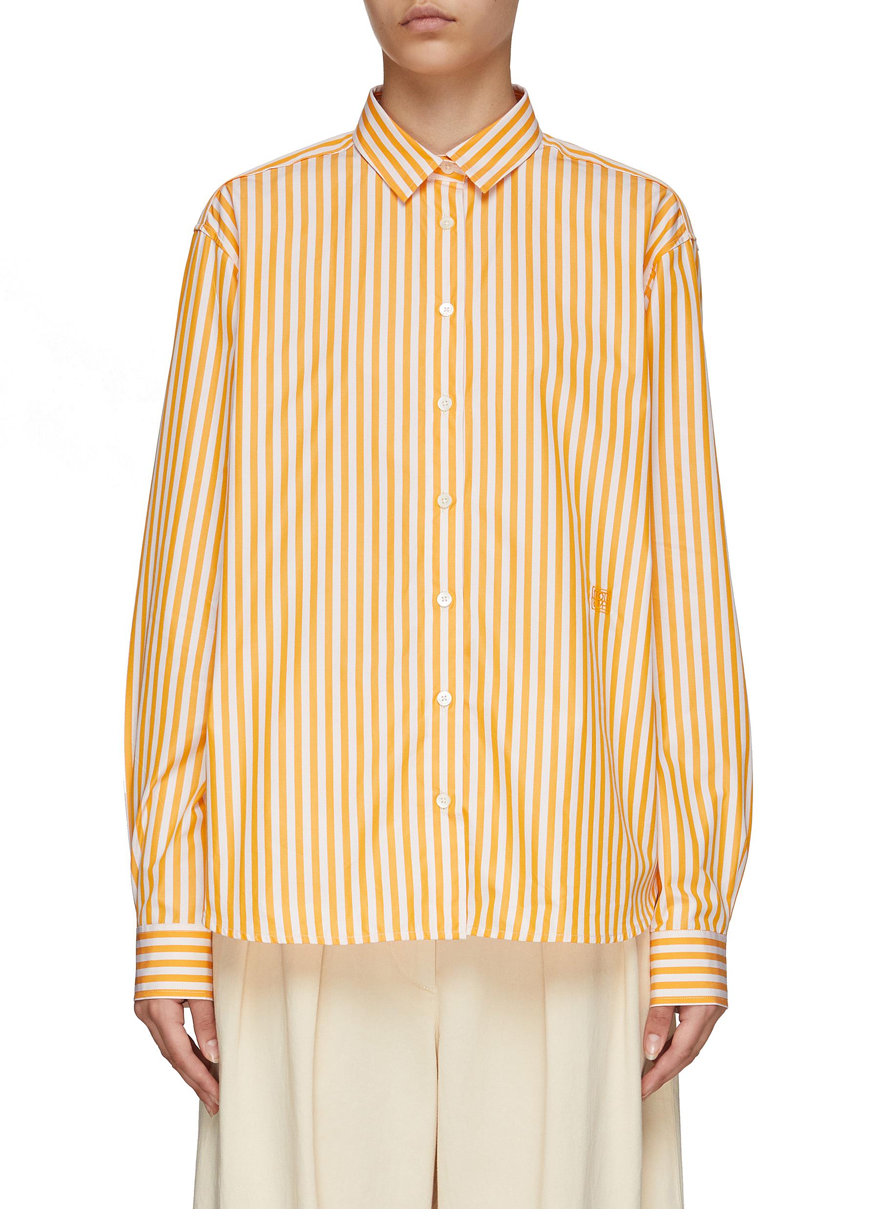 BUTTON UP SIGNATURE COTTON SHIRT 