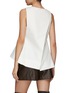 Back View - Click To Enlarge - 3.1 PHILLIP LIM - Structured Draped Hem Sleeveless Top