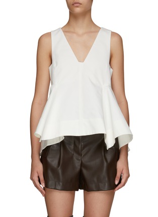 Main View - Click To Enlarge - 3.1 PHILLIP LIM - Structured Draped Hem Sleeveless Top