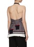Back View - Click To Enlarge - 3.1 PHILLIP LIM - PLAID JACQUARD HALTER NECK SLEEVELESS SWEATER
