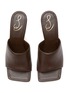 Detail View - Click To Enlarge - SAM EDELMAN - ‘CARMEN’ SINGLE BAND SQUARE TOE LEATHER MULES