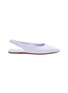 Main View - Click To Enlarge - SAM EDELMAN - Whitney' Ruched Leather Sling Back Pointed Flats