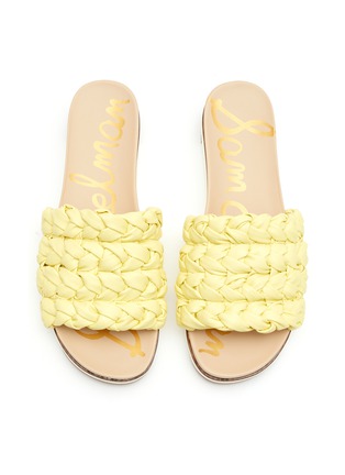 Detail View - Click To Enlarge - SAM EDELMAN - Ainslie' Braided Band Platform Slides