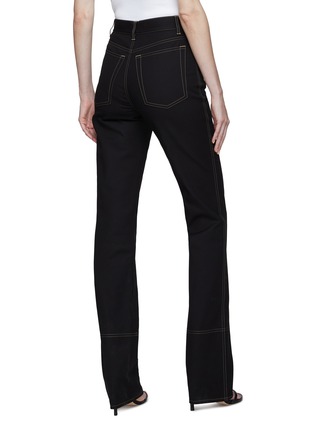 Back View - Click To Enlarge - HELMUT LANG - High rise straight leg jeans