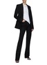 Figure View - Click To Enlarge - HELMUT LANG - High rise straight leg jeans