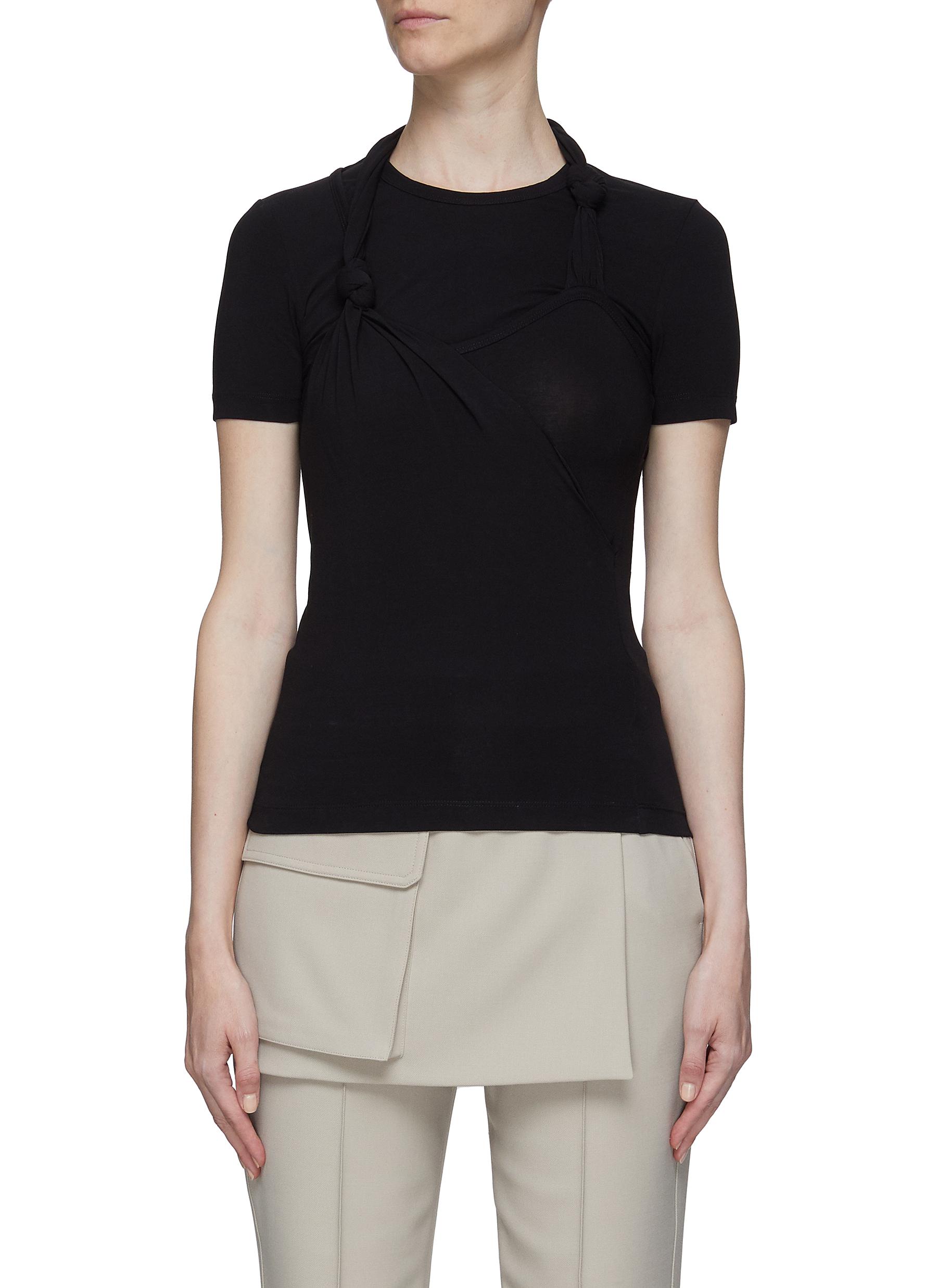 HELMUT LANG | Knotted halter neck T 