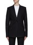 Main View - Click To Enlarge - HELMUT LANG - Contrast seam single-breast blazer