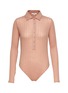Main View - Click To Enlarge - VINCE - Ribbed polo bodysuit