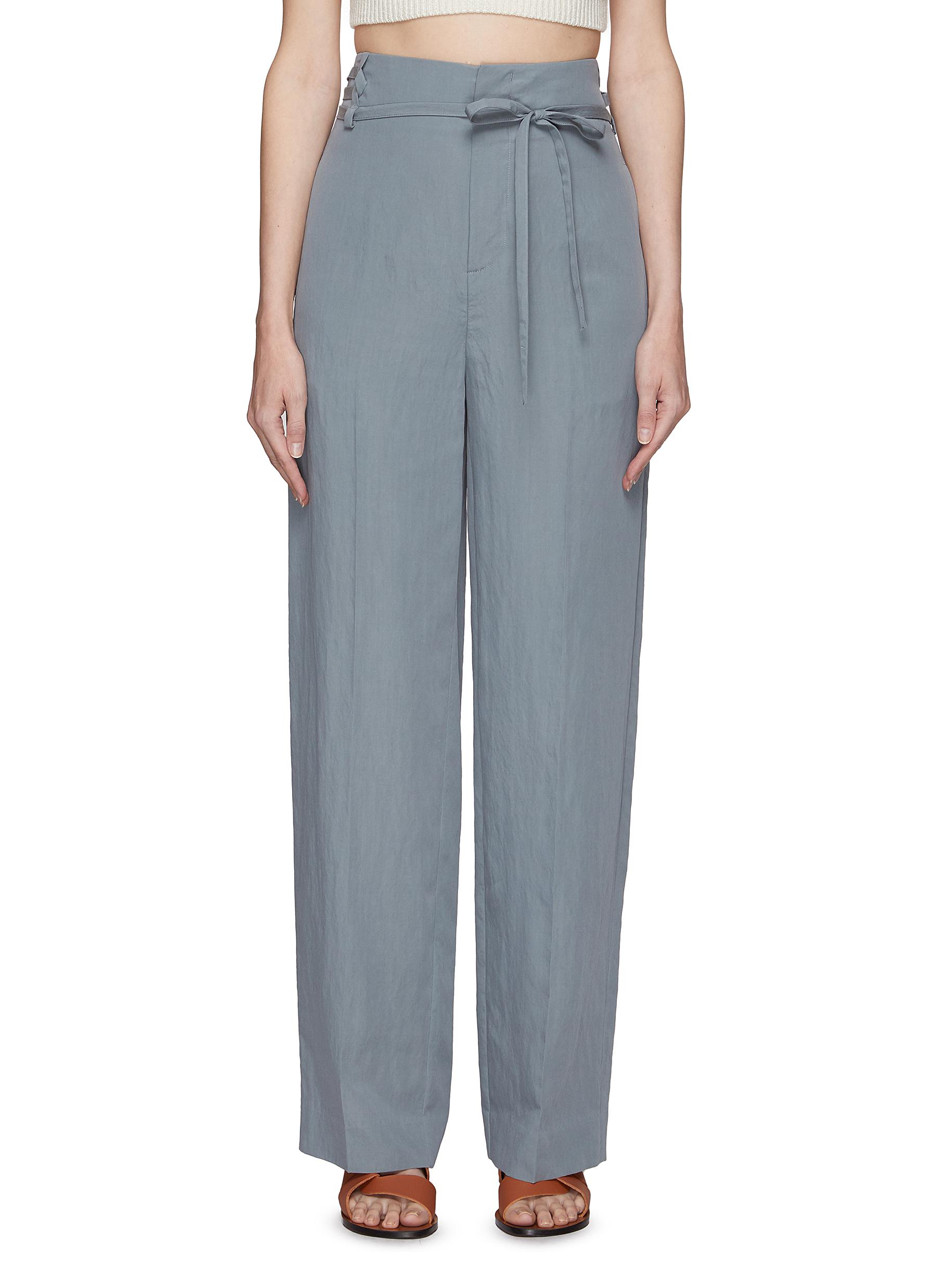 VINCE | Tie waist straight leg pants 