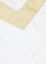 Detail View - Click To Enlarge - FRETTE - Bicolour King Size Duvet Size – White/Citrine Green