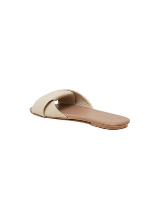  - FRETTE - SINGLE BAND LEATHER SLIPPERS — SIZE 39