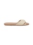 Main View - Click To Enlarge - FRETTE - SINGLE BAND LEATHER SLIPPERS — SIZE 39