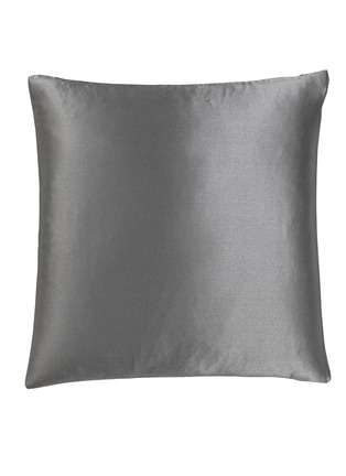 Main View - Click To Enlarge - FRETTE - Luxury Silk Decorative Cushion Case 50x50cm – Grey