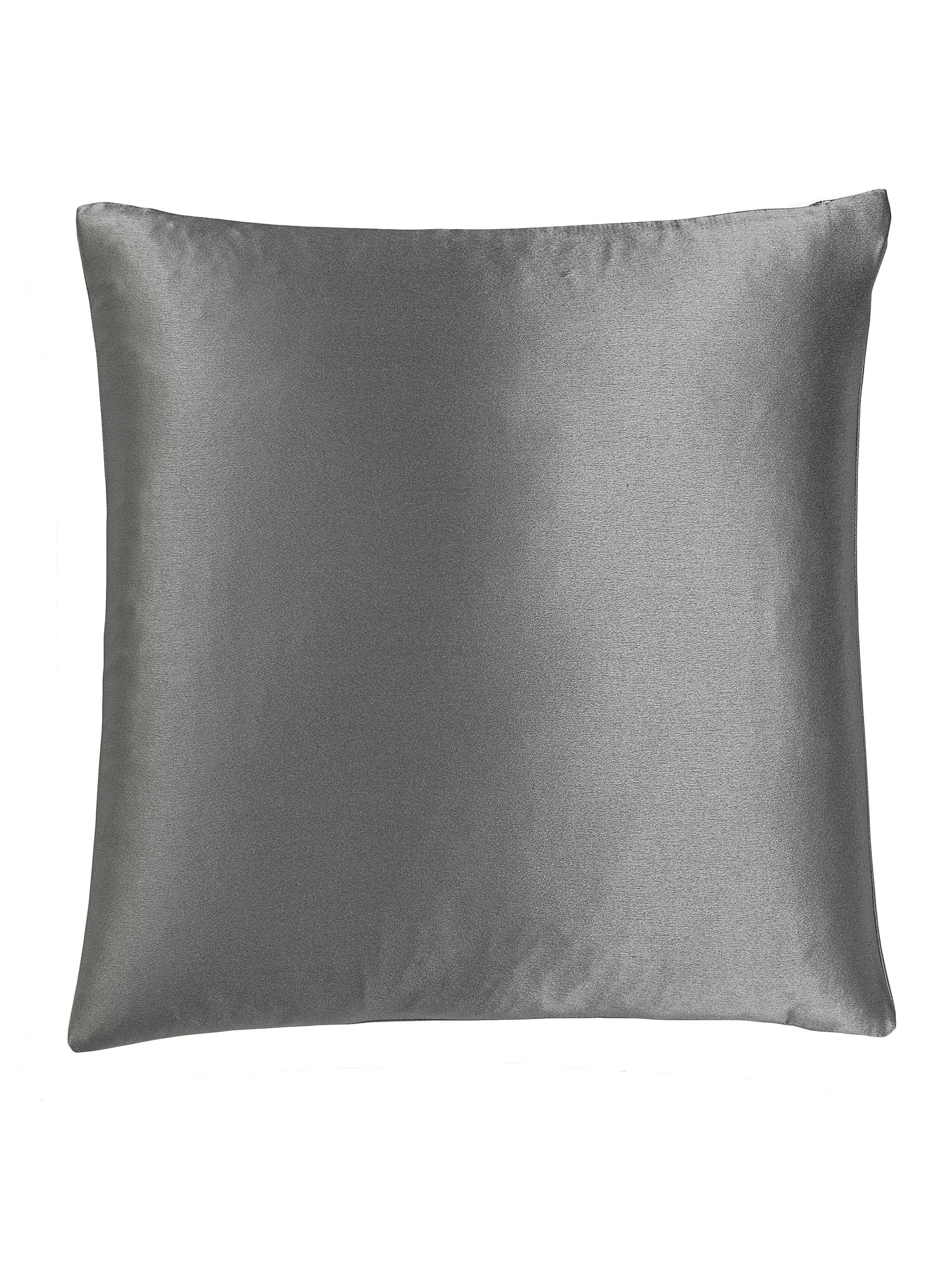 Luxury Silk Decorative Cushion Case 50x50cm - Grey