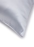 Detail View - Click To Enlarge - FRETTE - Luxury Silk Decorative Cushion Case 65x65cm – Celestine Blue