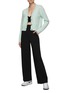 Figure View - Click To Enlarge - CRUSH COLLECTION - Scalloped Crystal Embellished Button Cashmere Cardigan
